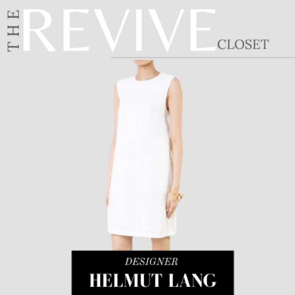 HELMUT LANG | WHITE APRON DRESS | SIZE 6